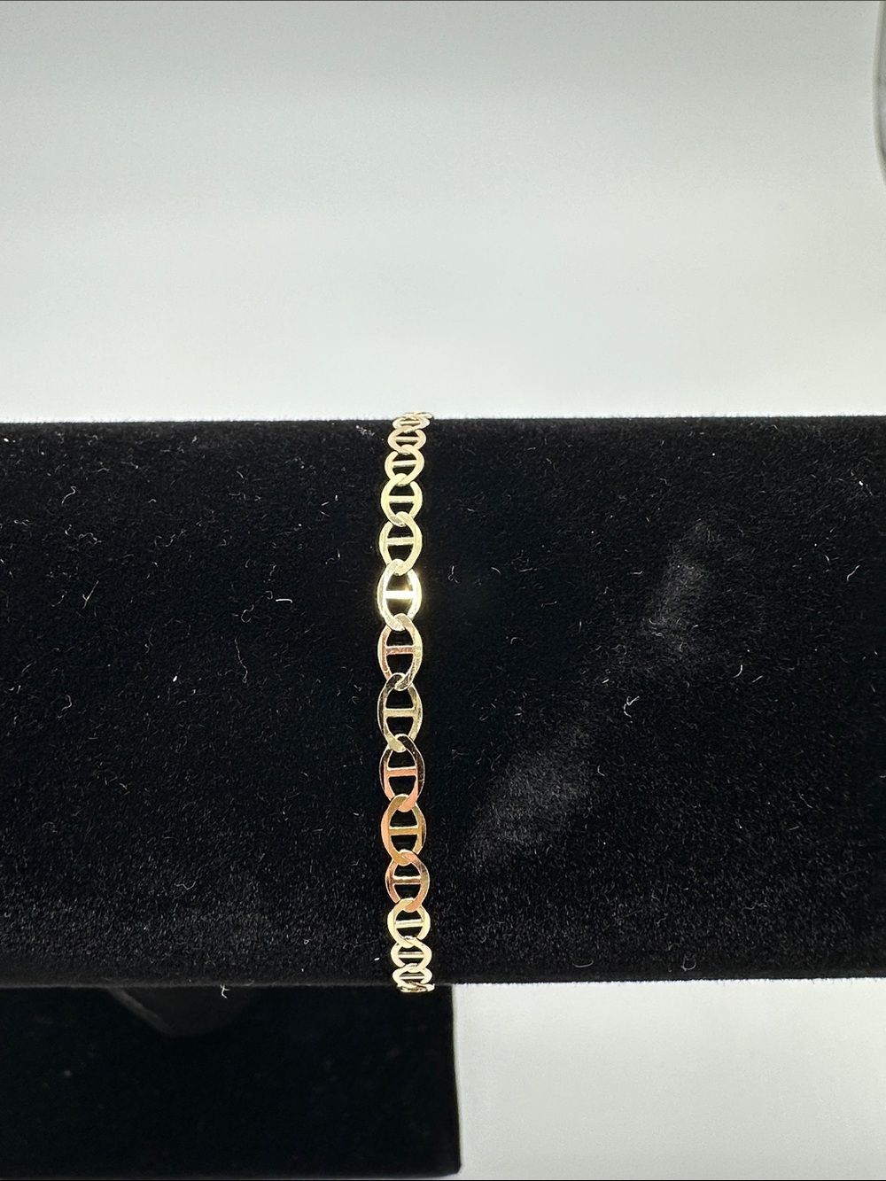 7” 3mm 10k Solid Gold Valentino Bracelet